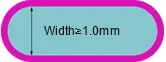 min non plated slot width