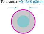 pcb hole size tolerance diagram
