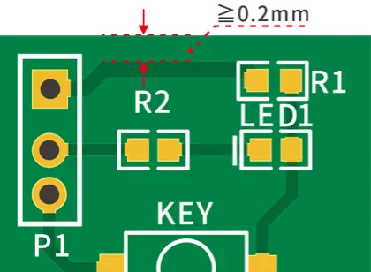 pcb via solder mask opening process