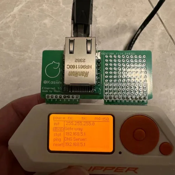For Flipper Zero Wired Network Test Module Development Board WiFi Devboard for Flipper Zero Attachment Accessory