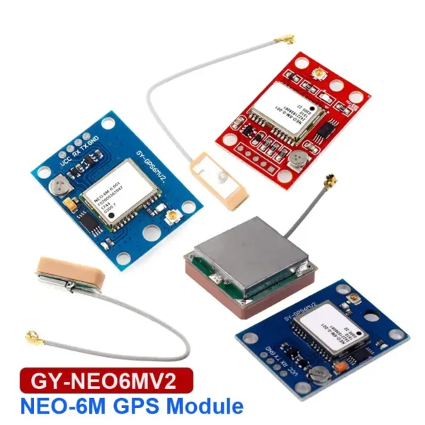 GY-NEO6M V2 NEO-6M GPS Module With Flight Control EEPROM Controller MWC APM2.5 Active Antenna For Arduino/ESP32/RaspberryPi 3V-5V RS232 TTL Board