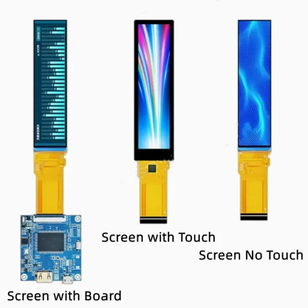 3.71 inch 40PIN TFT LCD IPS Capacitive Screen ST7701S IC SPI+RGB Interface 240*960 HDMI-compatible Interface Drive Board