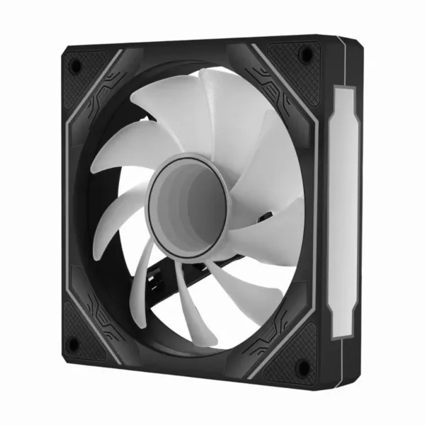 PRISM 4 PRO Computer Chassis Fan 120mm 5V 3PIN ARGB 4 Pin PWM Quiet Cooling Fan 12V Large Air Volume 45.2CFM/600-1500RPM