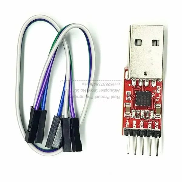 CP2102 Serial Converter USB 2.0 to TTL UART Dupont Cable Set with STC Download 5PIN Module