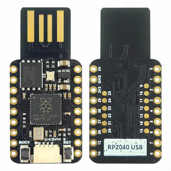MINI USB RP2040 Development Board Module for Raspberry Pi – 4MB/16MB Flash Microcontroller