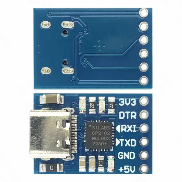MINI USB TO TTL Serial Downloader Converter UART STC Download USB Micro Type-C 6Pin UART STC 300bps~1Mbps CP2102