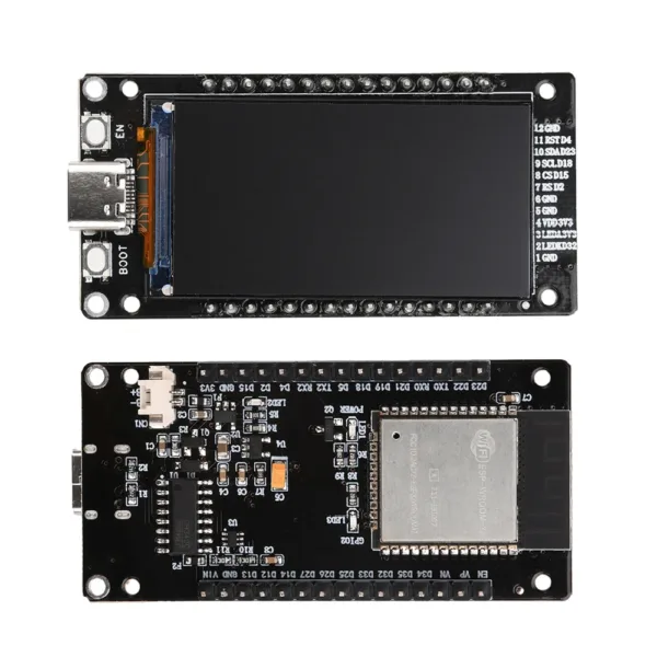 ESP32 1.9-Inch LCD Screen Wifi BT Development Board Onboard ESP-32 Module Type-C