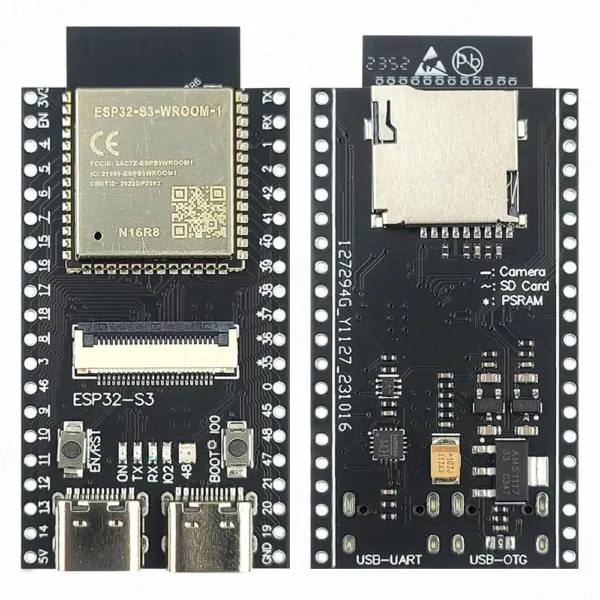 ESP32-S3 WROOM N16R8 Development Board 2.4G Wifi BT Camera Module OV2640 OV5640 16MB FLASH 8MB PSRAM ESP32 S3 N16R8 CAM