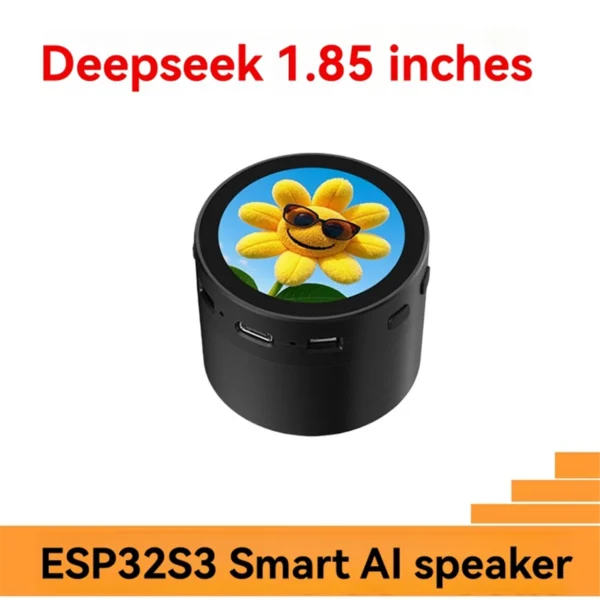 For DeepSeek XiaoZhi AI Voice Chat Speaker Box ESP32-S3 N16R8 Development Board with 1.85 Inch Round LCD Display