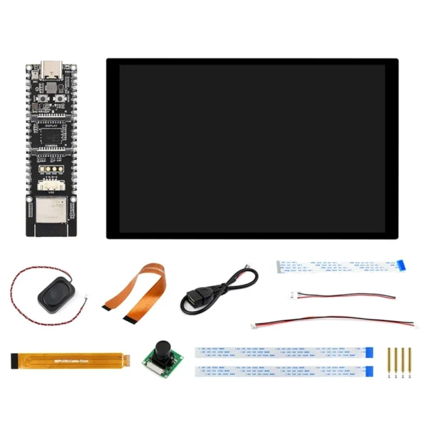 ABZW 10.1 inch ESP32-P4 Development Board For AI Deepseek W/Screen WIFI6 RISC-V MCU 32MB PSRAM 32MB Flash CSI Camera Audio Speaker Mic