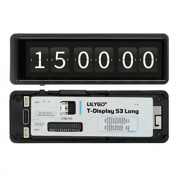 LILYGO T-Display-S3-Long 3.4-inch Touch Display ESP32-S3 Development Board TFT LCD Wireless Module WiFi Bluetooth 16MB Flash