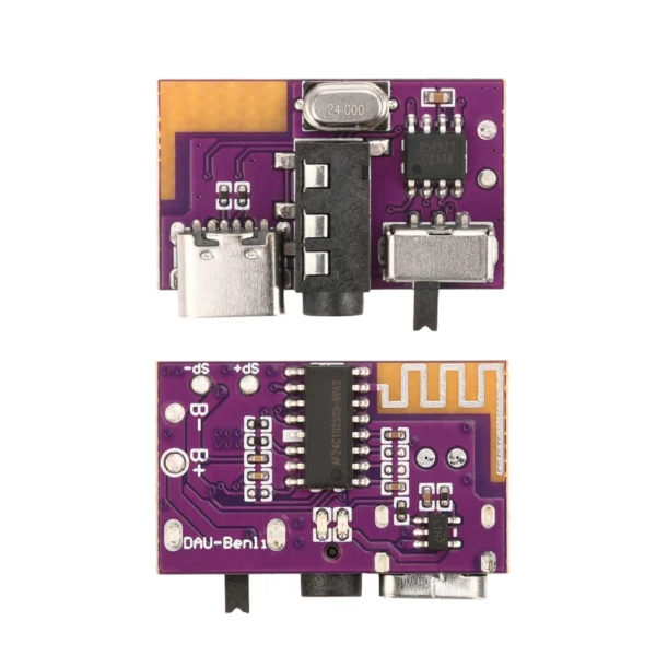 DC3.5V-5V 5W Mono Audio Amplifier Bluetooth Decoder Board Supports TWS Pair TYPE-C Interface Electronic Component Kit