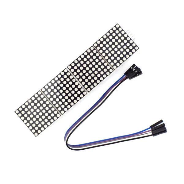 MAX7219 Dot Matrix Module 32x8 4 in 1 LED Display Modules Drive with 5Pin Wires for Arduino Raspberry Pi