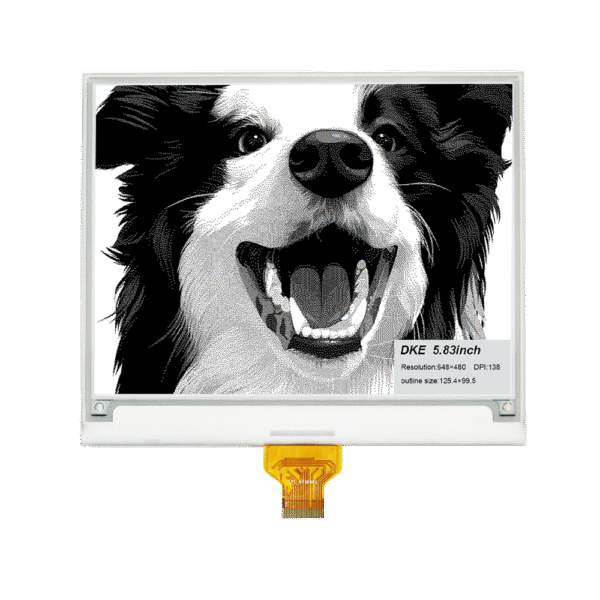 5.83 Inch Black White Epaper Display