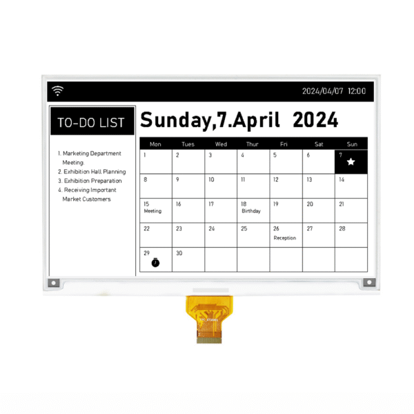 7.5 Inch Black White Epaper Display