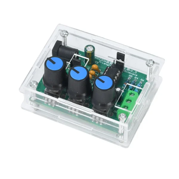 DC 9-12V High Precision Signal Generator DIY Kit Sine Triangle Square Waves 1Hz 1MHz Frequency Range Adjustable Frequency