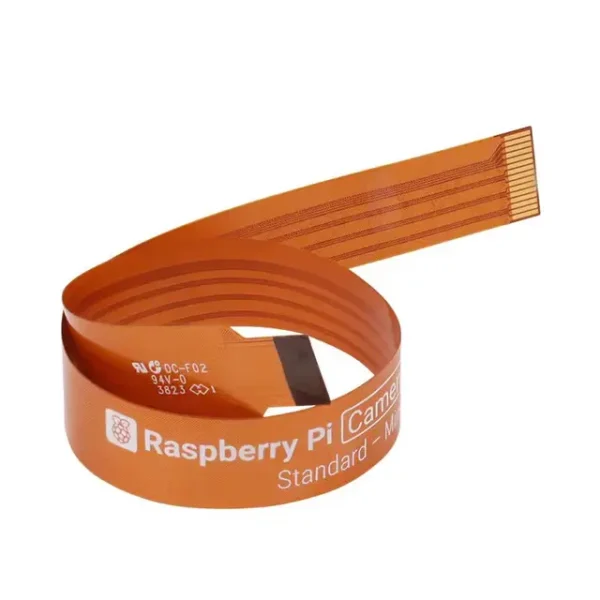 Raspberry Pi 5 FPC Adapter Cable - 22-Pin to 15-Pin DSI/CSI Cable for Official Display or Camera (200mm or 300mm)