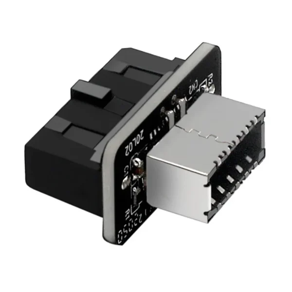 PH73S Motherboard USB3.019P/20P To Type-E 90 Degree Adapter Chassis Front Type-C Plug-In Port