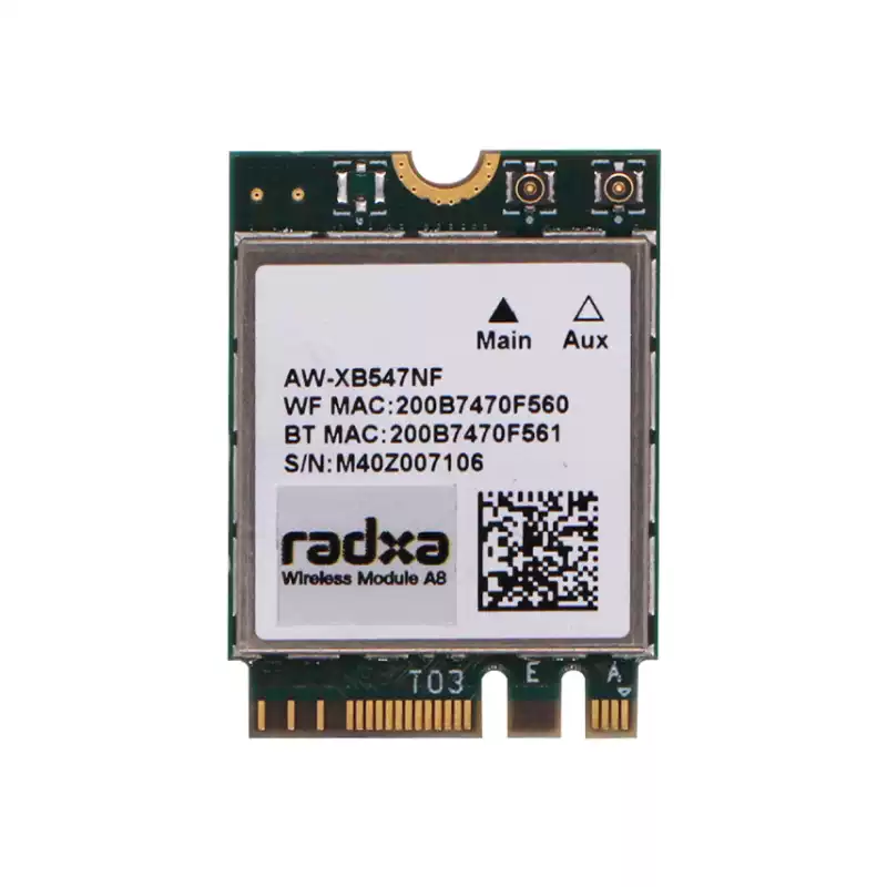 Radxa A8 Wireless Module – WiFi 6 BT 5.2 with Dual Antenna Support (3)-1784035761