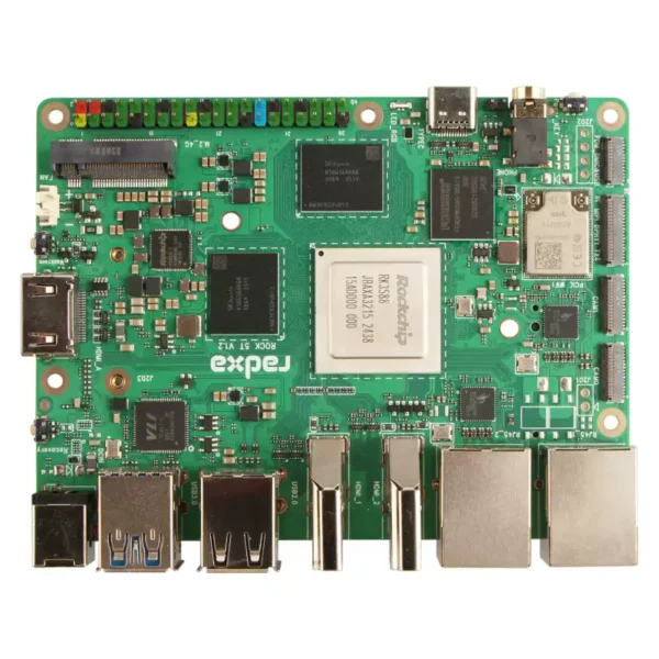 Radxa ROCK 5T RK3588 Mini-SBC, Octa-core CPU, Dual 2.5G Ethernet Ports, LPDDR5